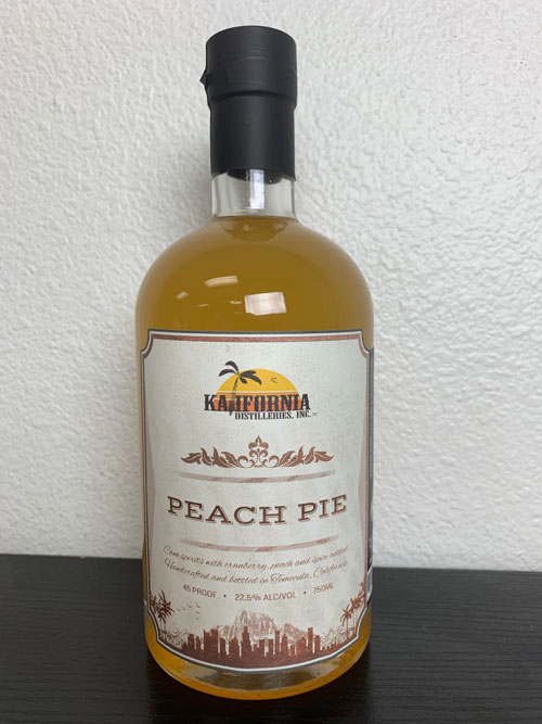 Kalifornia Distillery Peach Pie